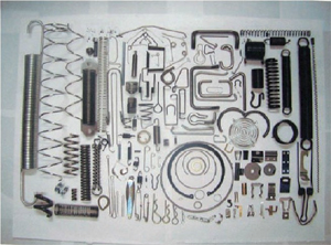 コイルバネ　フック　Rピン